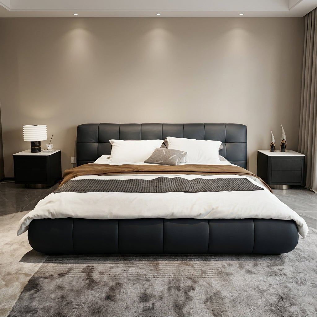 Offenbach King Bed with Matching Nightstands - Altera