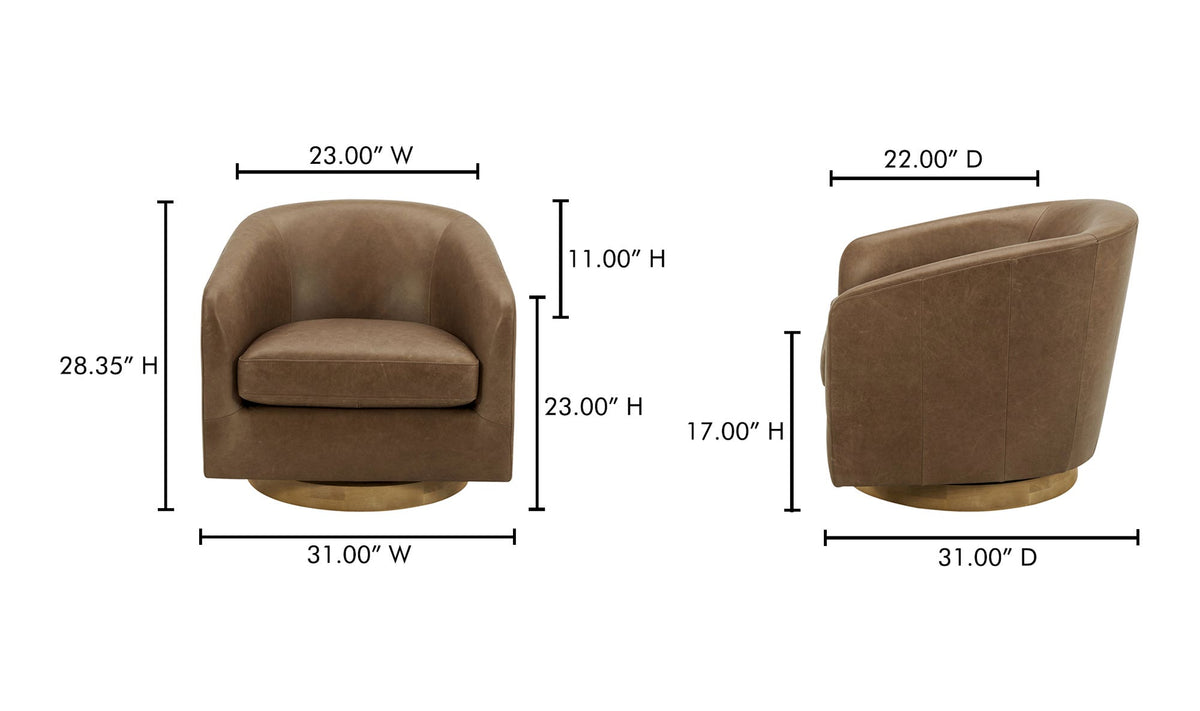 Oporto Swivel Chair - Altera