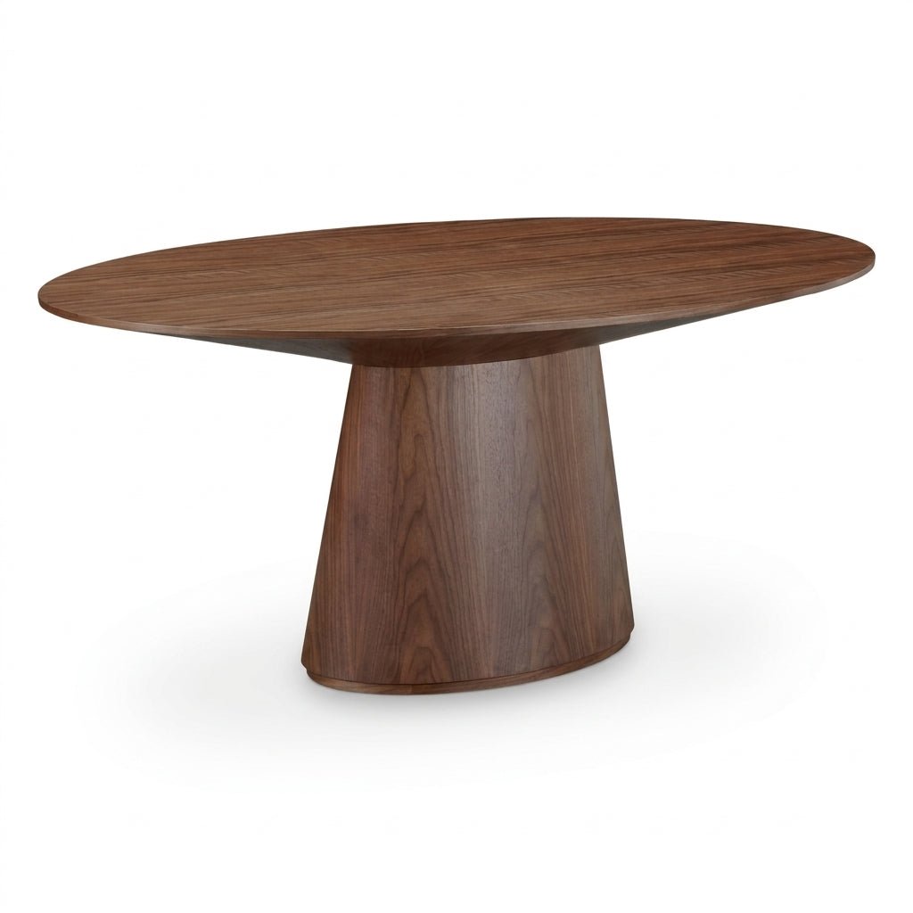 Orla Oval Dining Table Walnut Brown - Altera