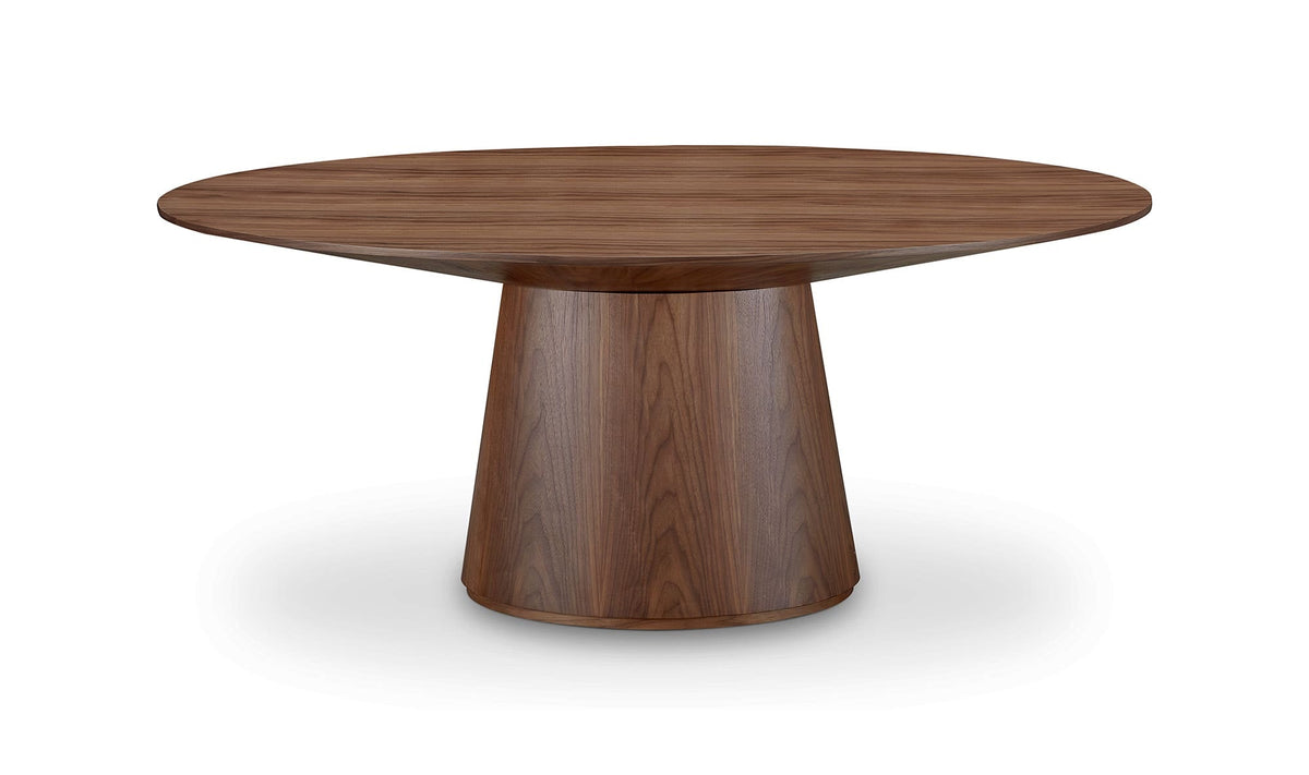 Orla Oval Dining Table Walnut Brown - Altera