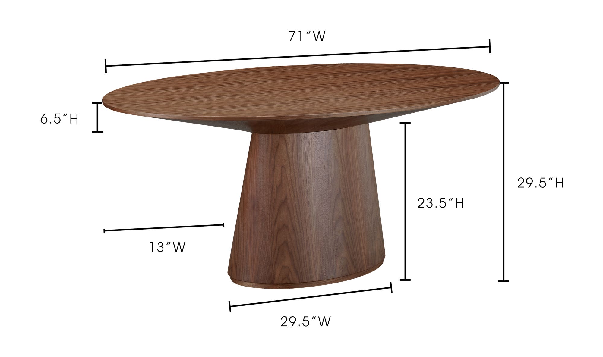 Table Only dimensions