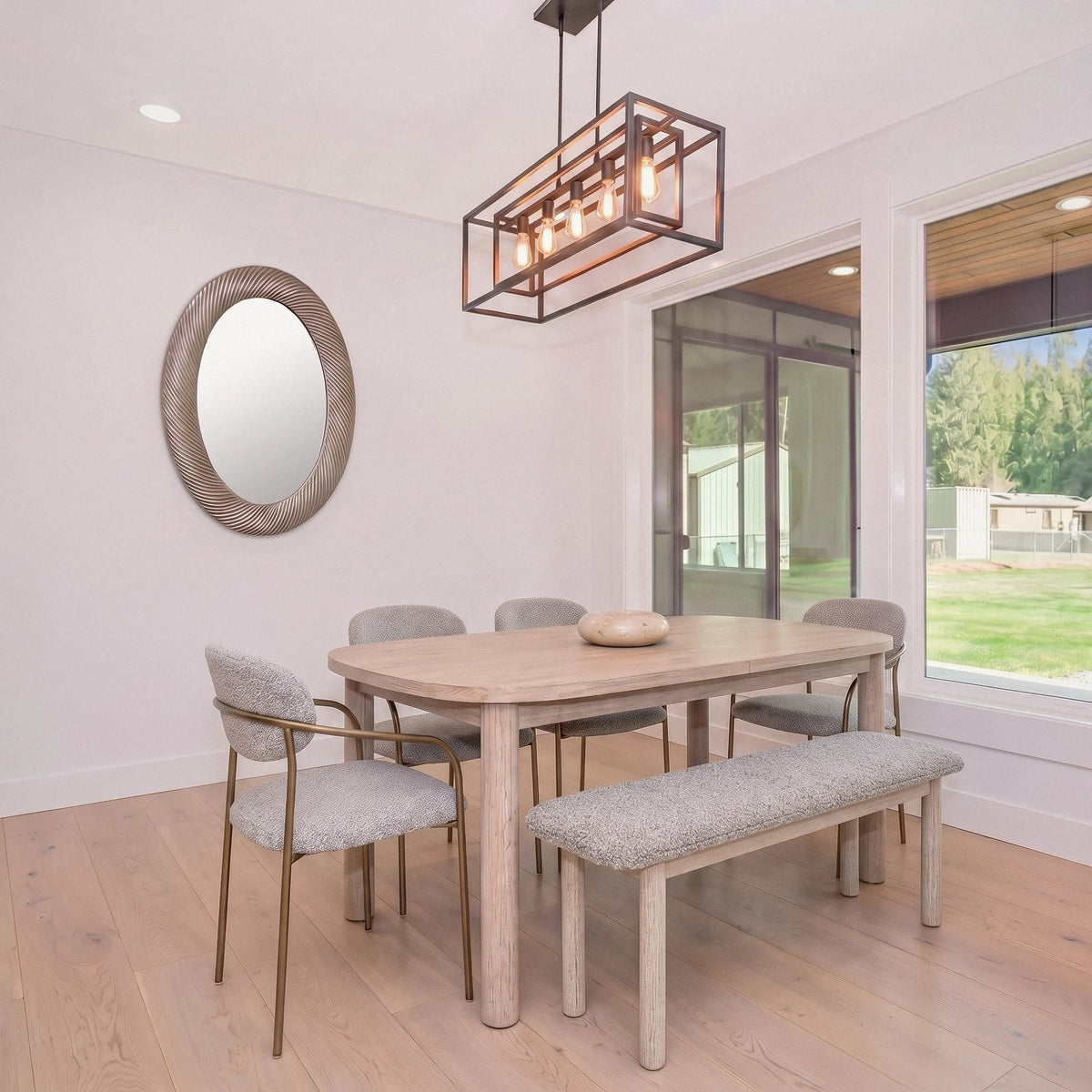 Ostend Extension Acacia Dining Set - Altera