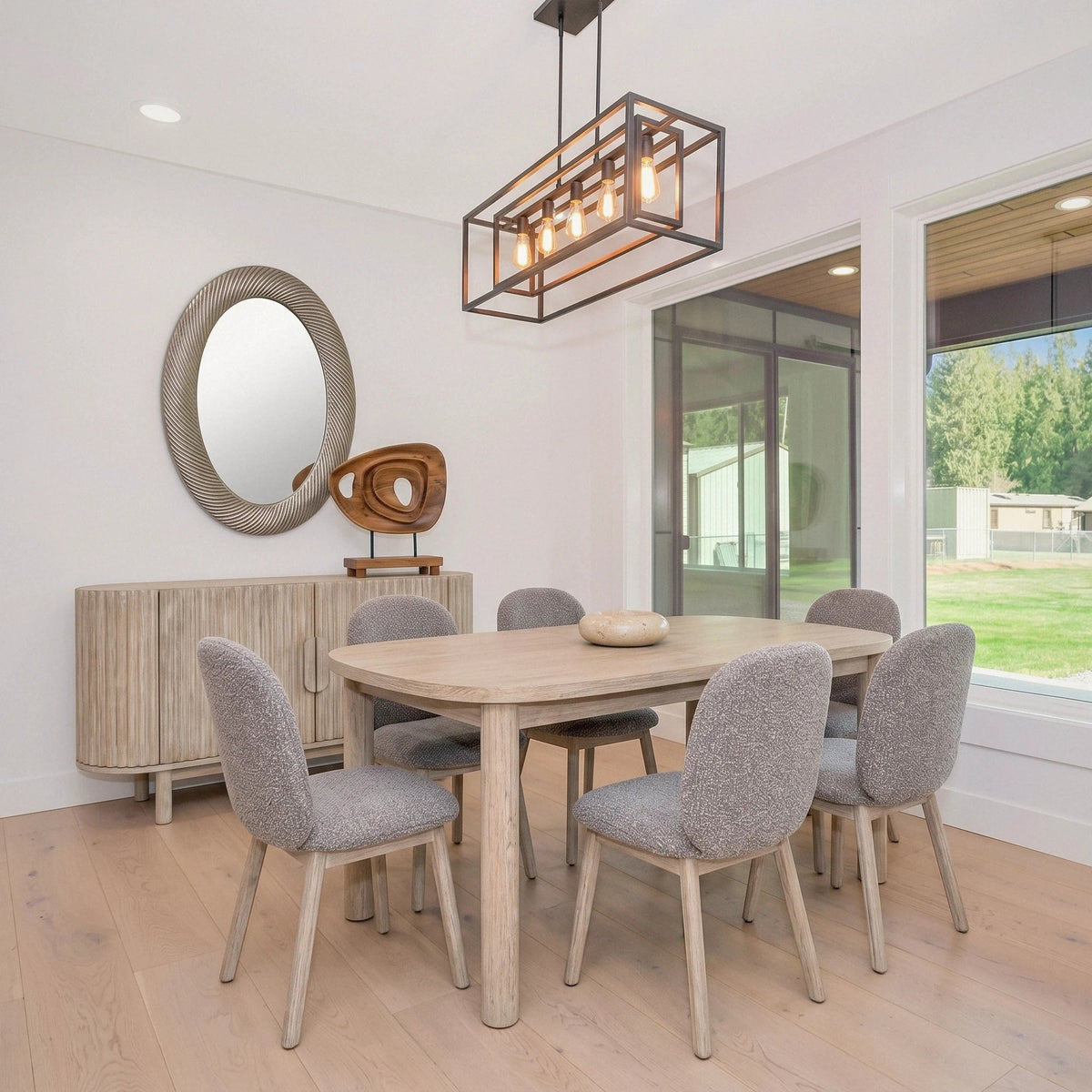 Ostend Extension Acacia Dining Set - Altera