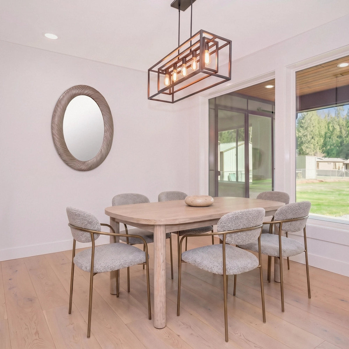 Ostend Extension Acacia Dining Set - Altera