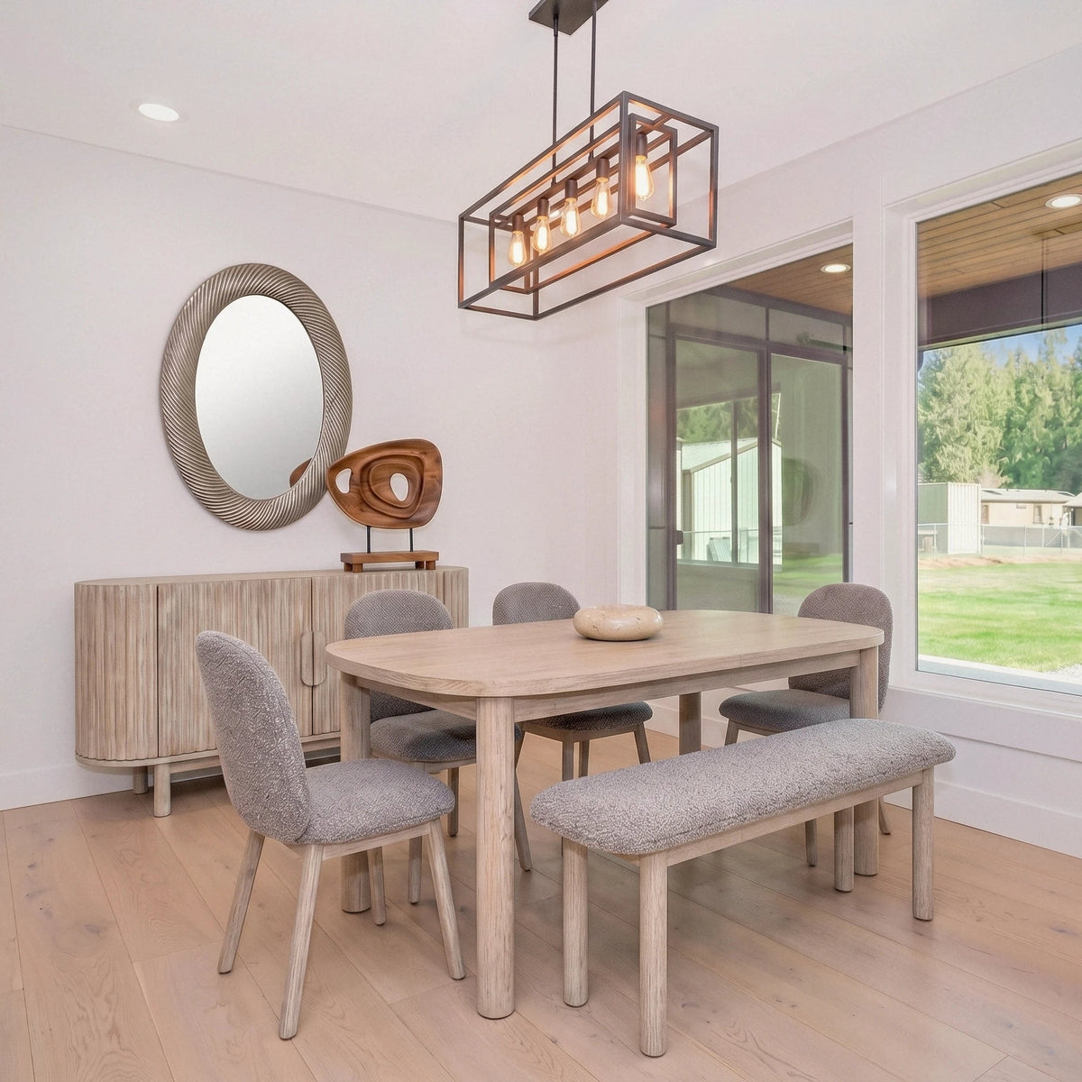 Ostend Extension Acacia Dining Set - Altera