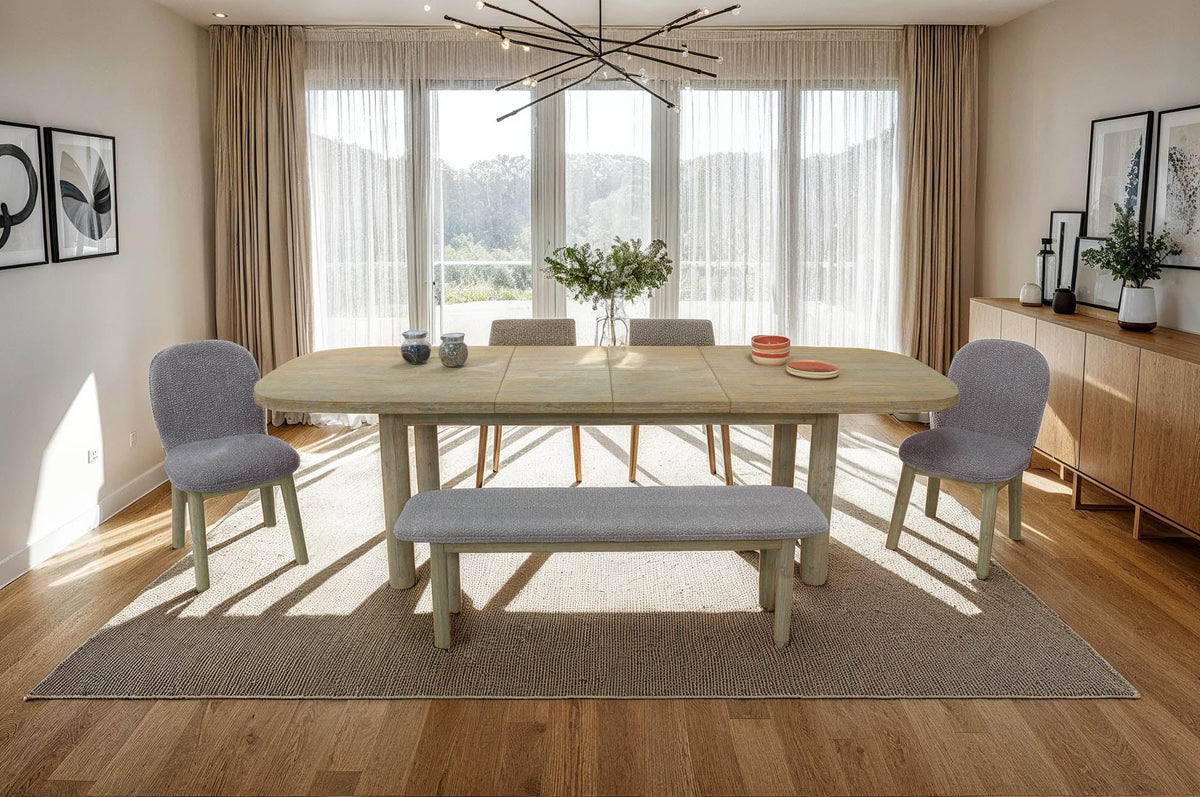 Ostend Extension Acacia Dining Set - Altera