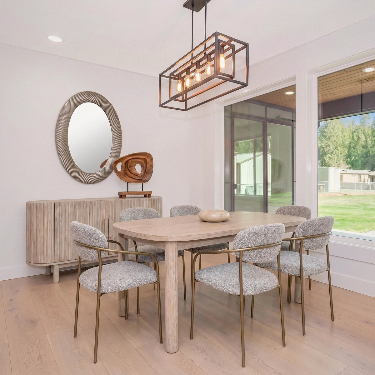 Ostend Extension Acacia Dining Set - Altera