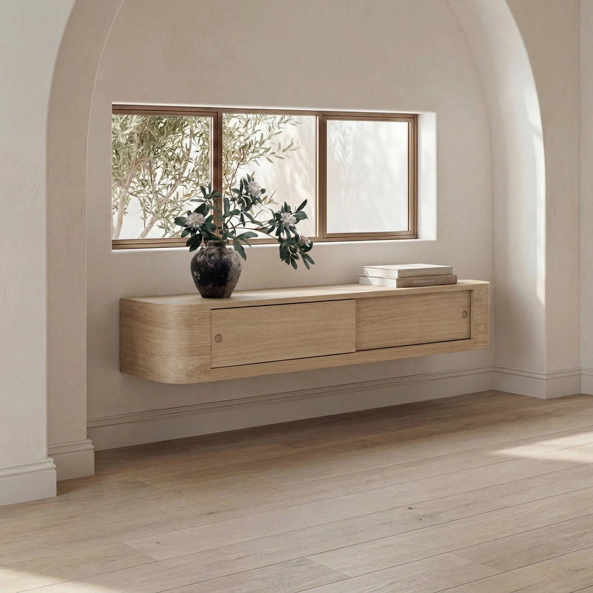 Ostuni Floating Console Table - Altera