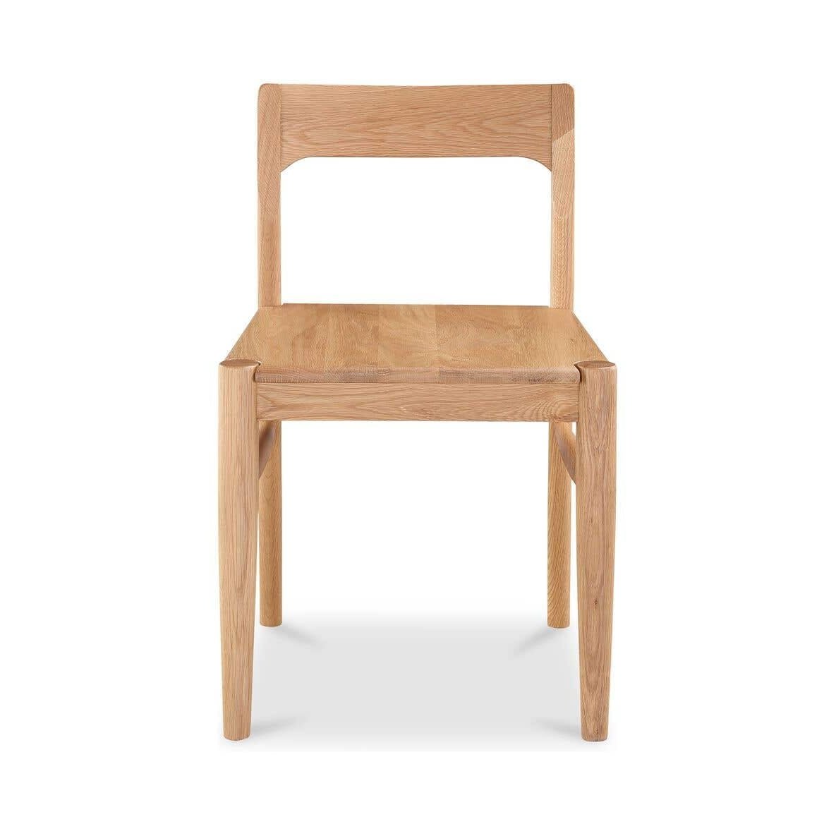 Otis Dining Chair Natural Oak Set of Two - Altera