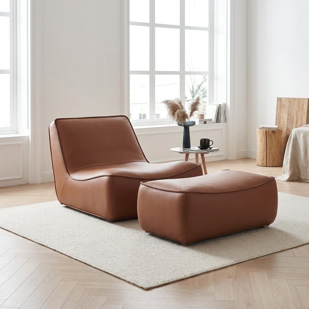 P02 Single Sofa & Ottoman Set - Altera