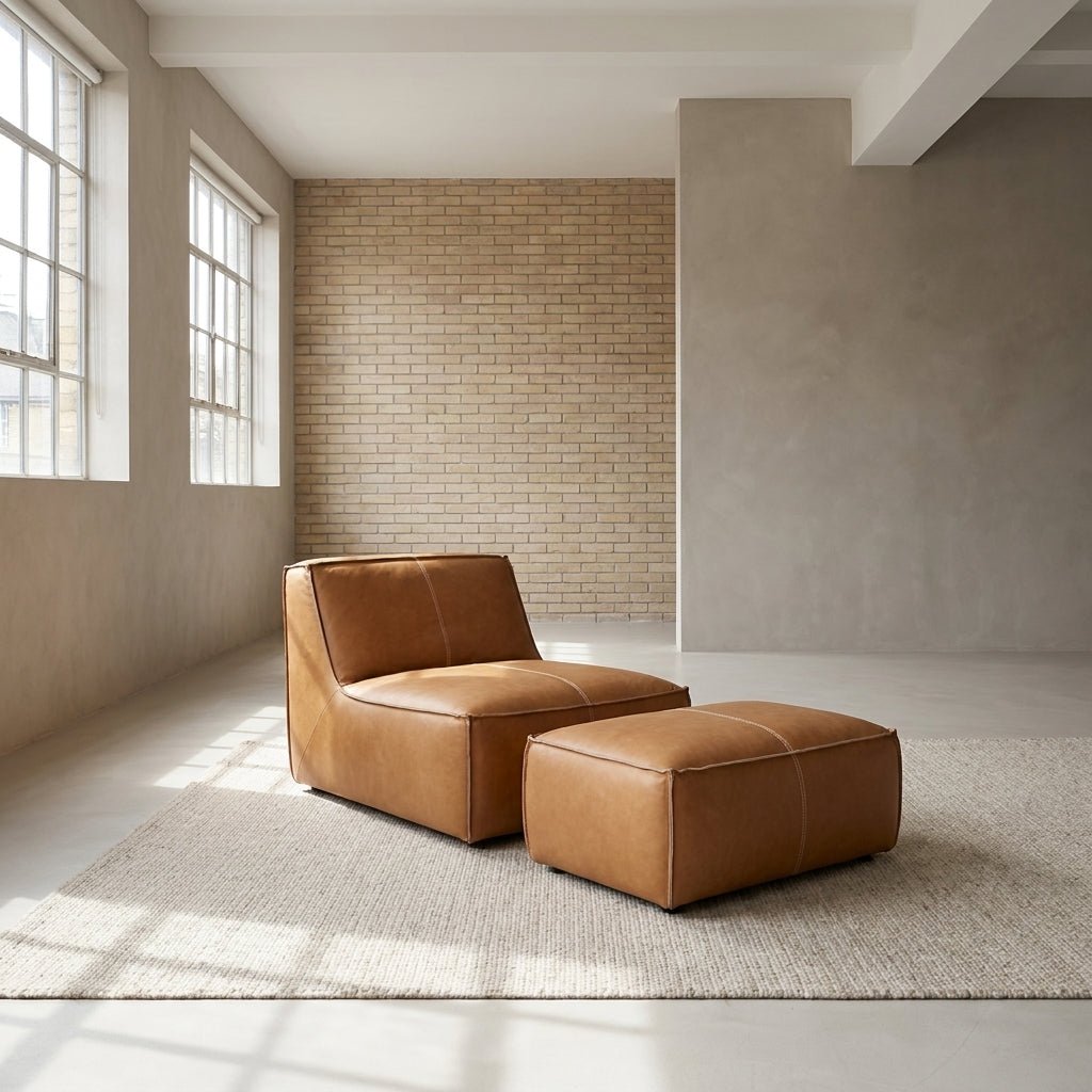 P02 Single Sofa & Ottoman Set - Altera