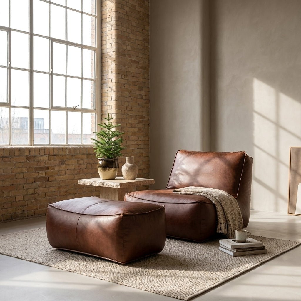 P02 Single Sofa & Ottoman Set - Altera