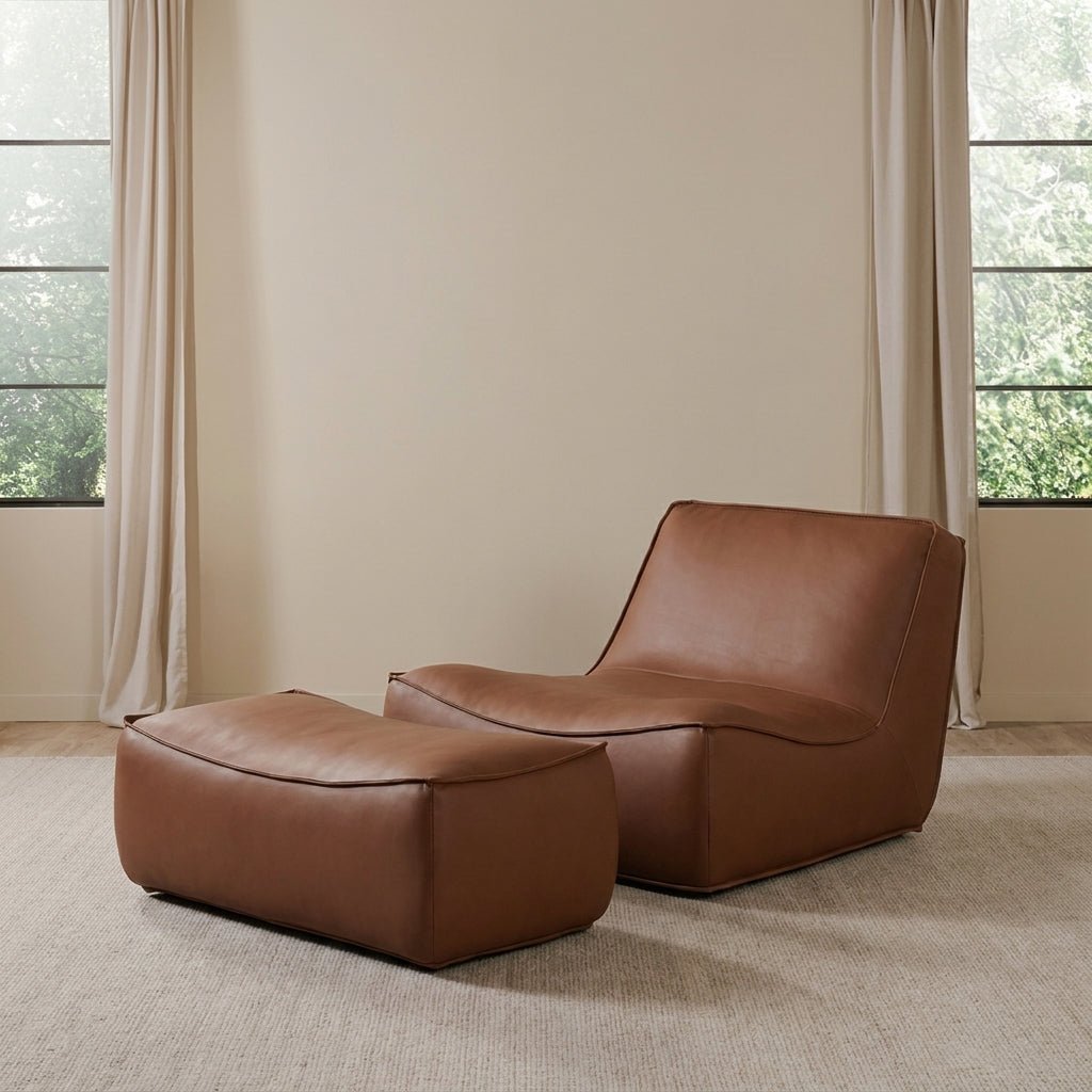 P02 Single Sofa & Ottoman Set - Altera
