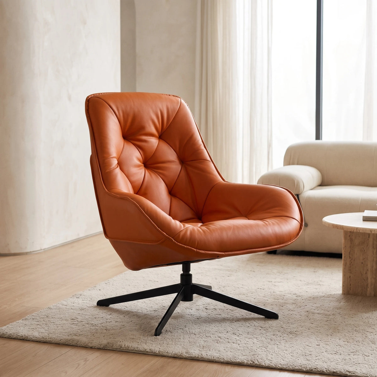 Padua Swivel Lounge Chair in a room - Altera