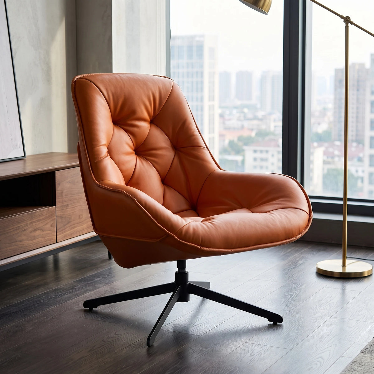 Padua Swivel Lounge Chair in a room - Altera