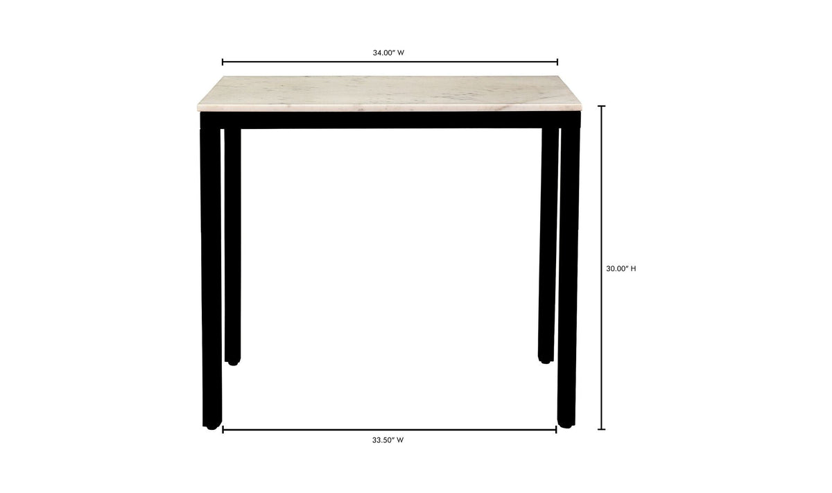 Pemberton Marble Mini Desk White - Altera