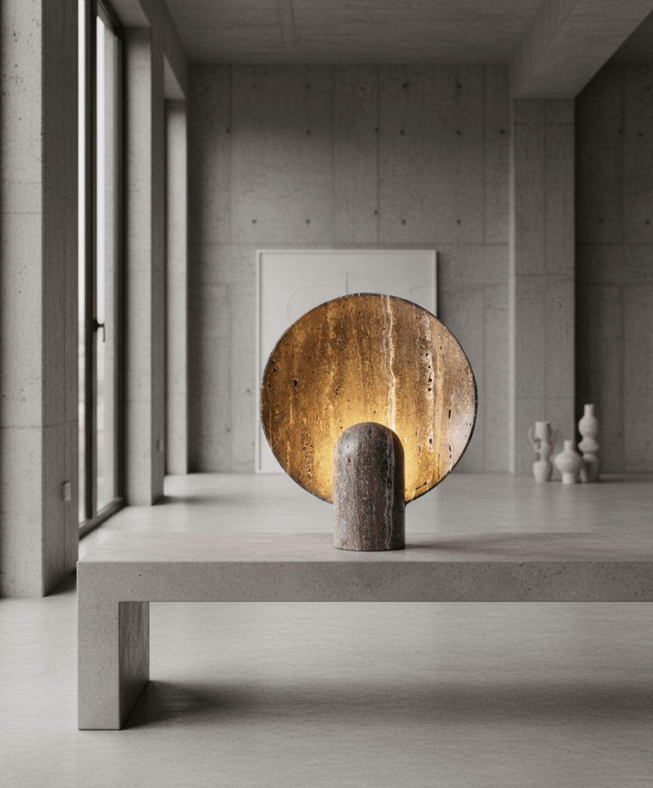 Petra Natural Stone Table Lamp - Altera