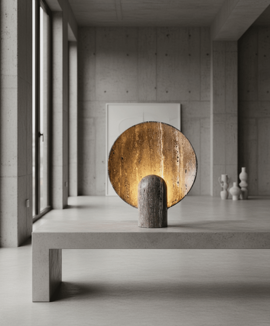 Petra Natural Stone Table Lamp - Altera