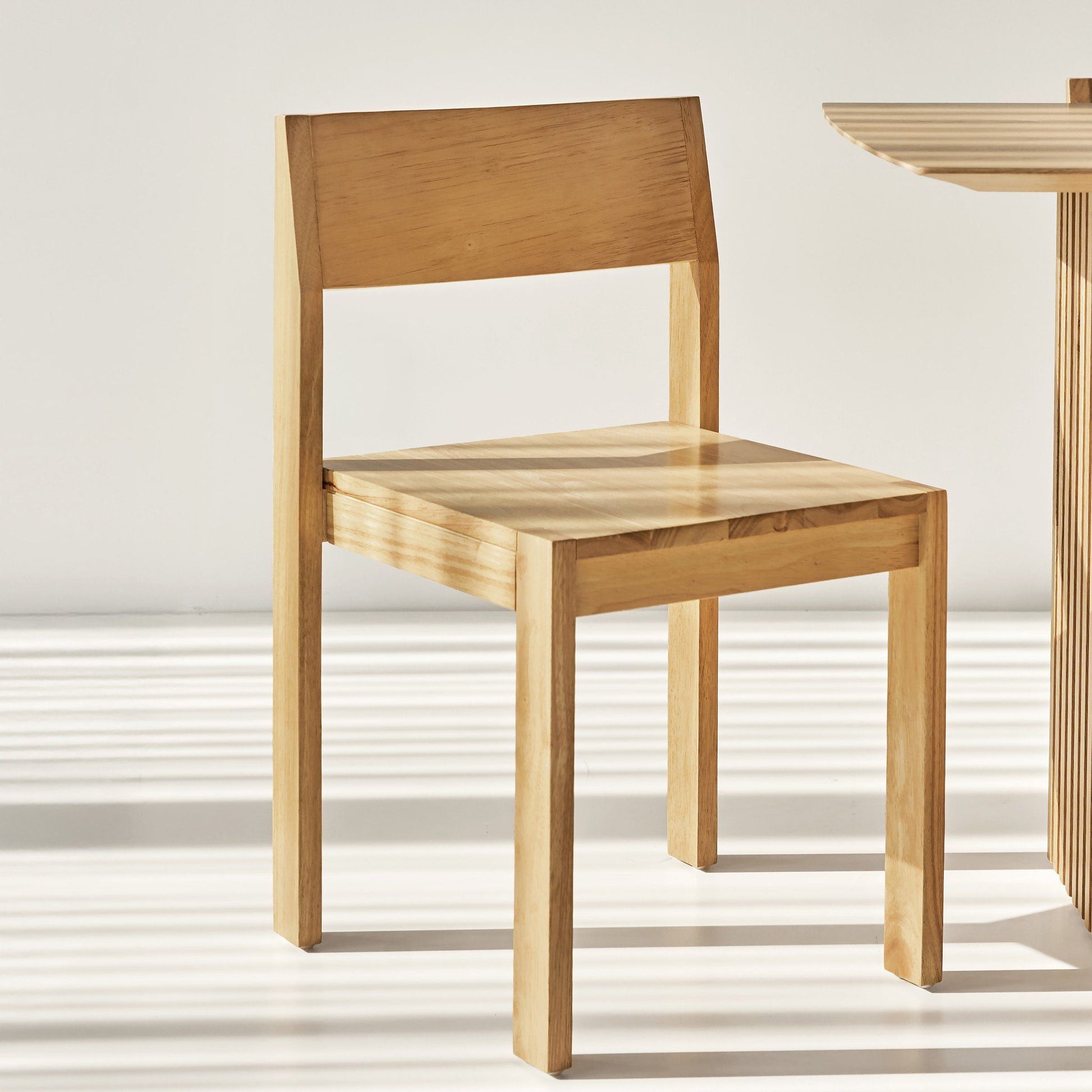 Plank Natural Oak Dining Set - Altera
