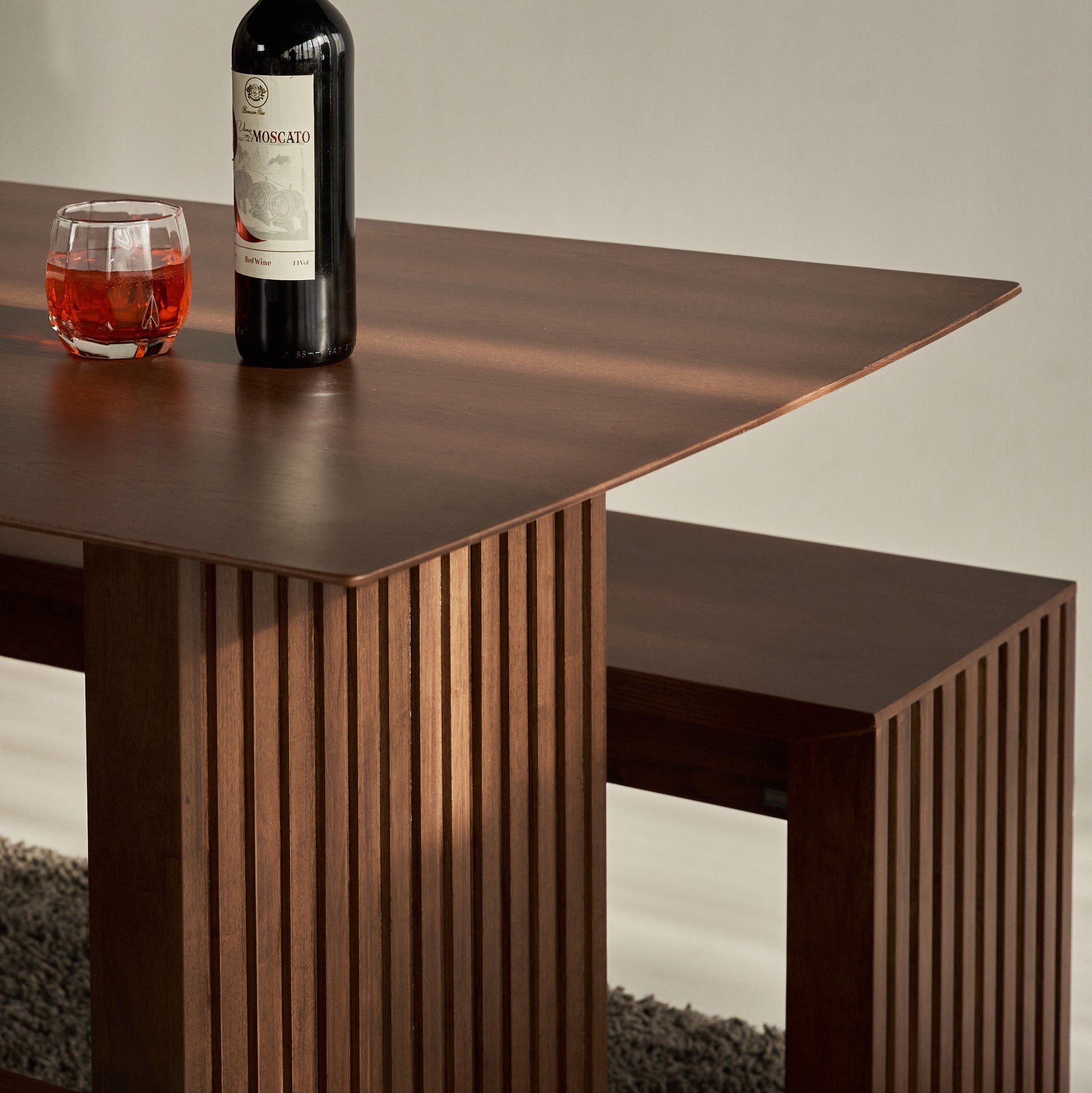 Plank Natural Rubberwood 6 - 8 Person Dining Set - Altera