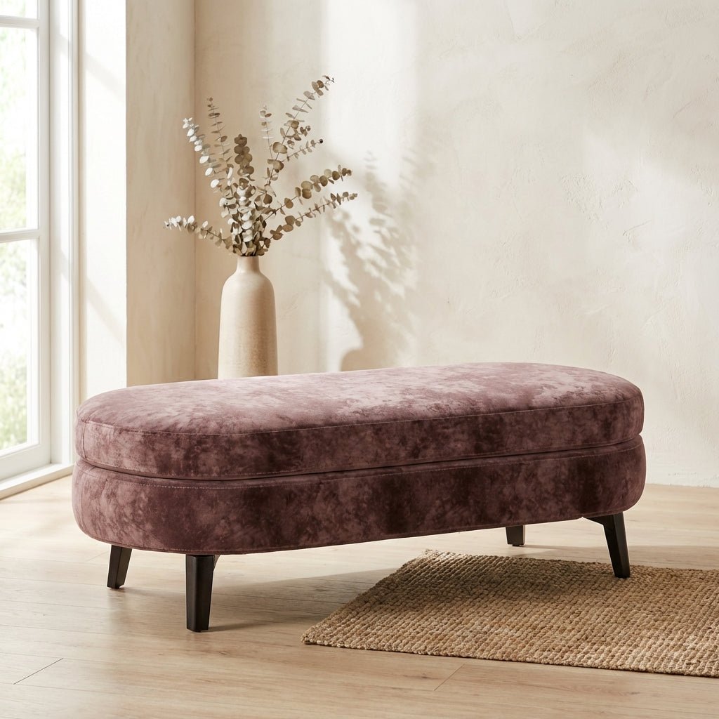 Plush Oval Bench - Altera
