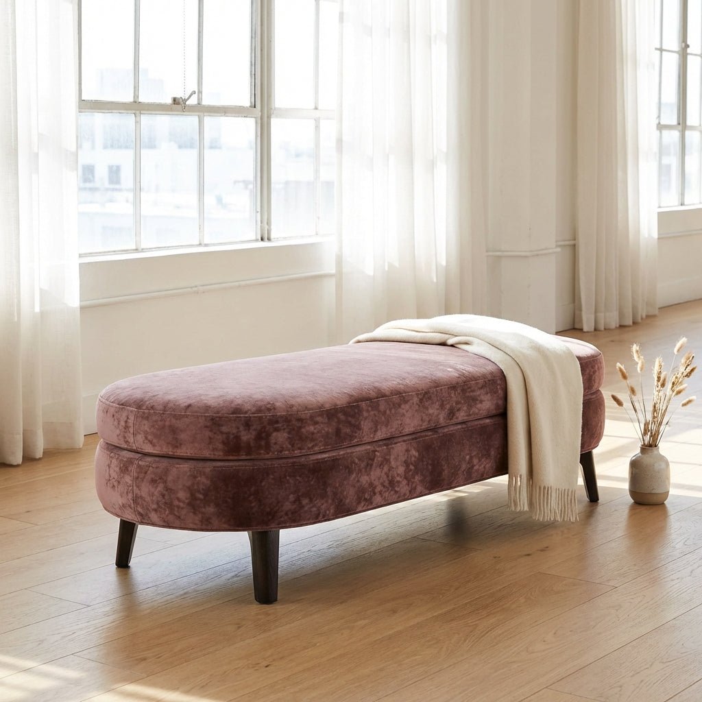 Plush Oval Bench - Altera