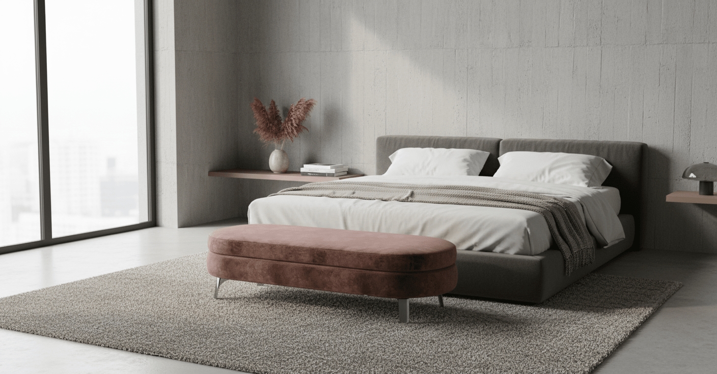 Plush Oval Bench - Altera