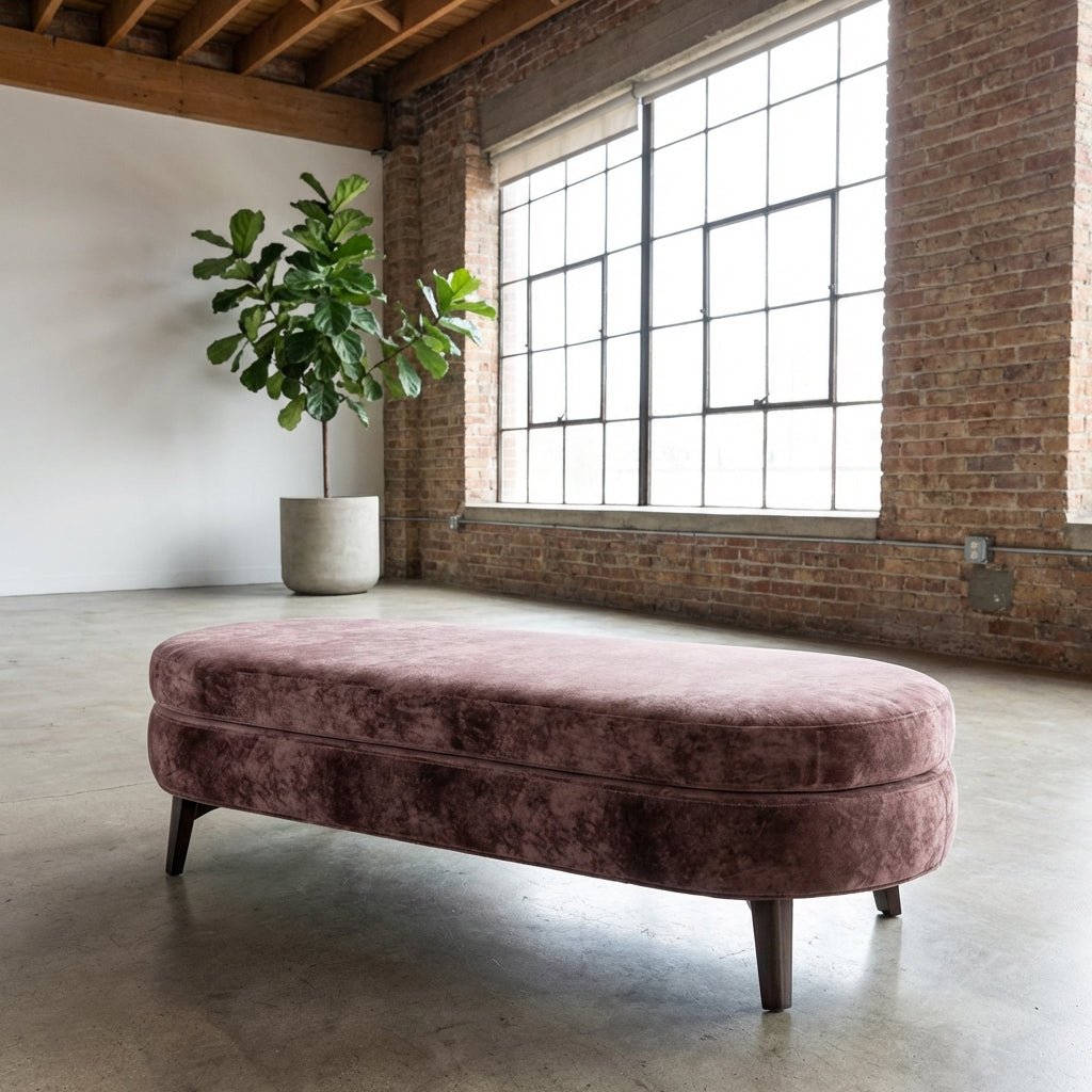 Plush Oval Bench - Altera