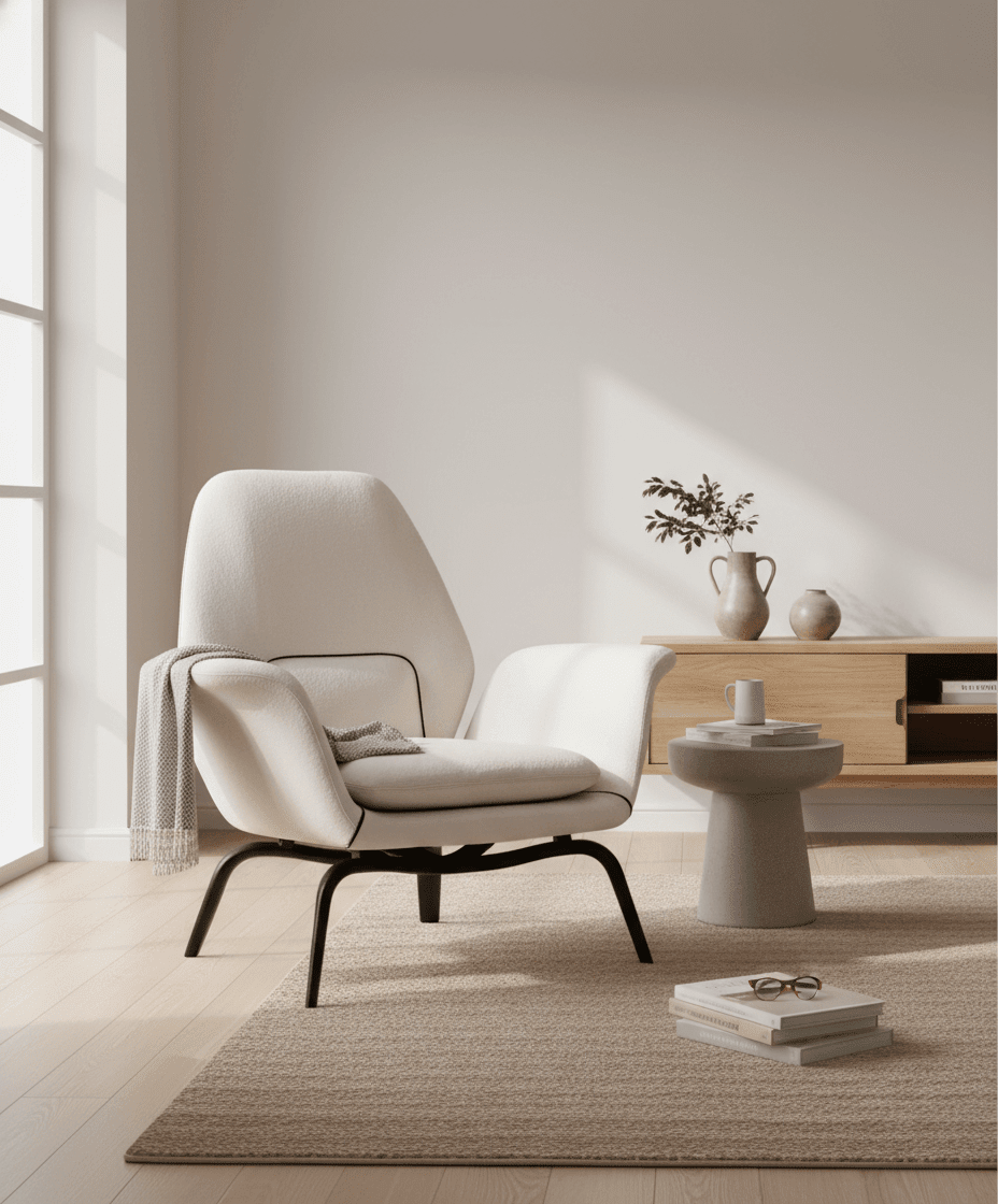 PM07 Premium Swivel Relaxation Chair with Ottoman - Altera