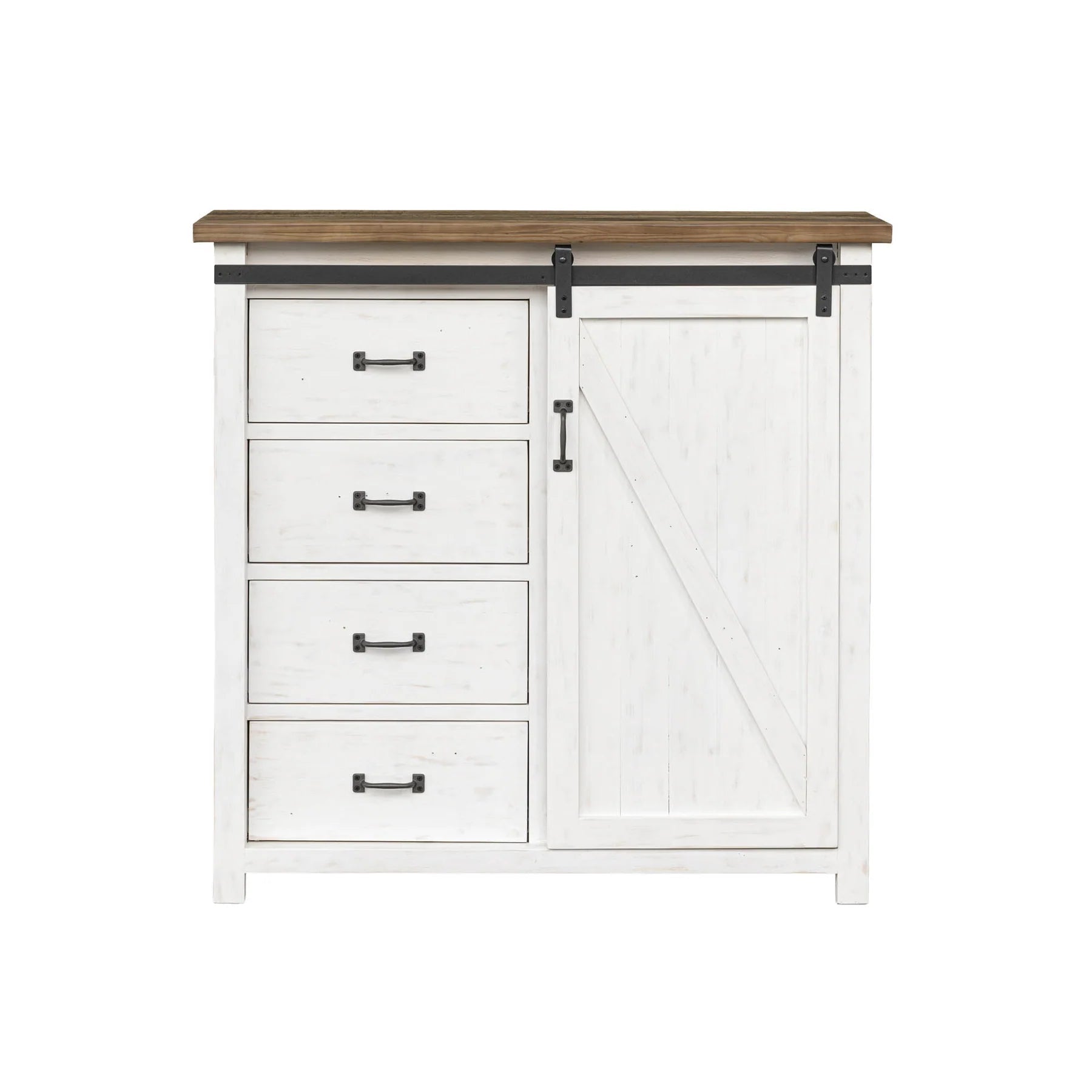 Preston 4 Drawer Chest with 1 Door - Altera