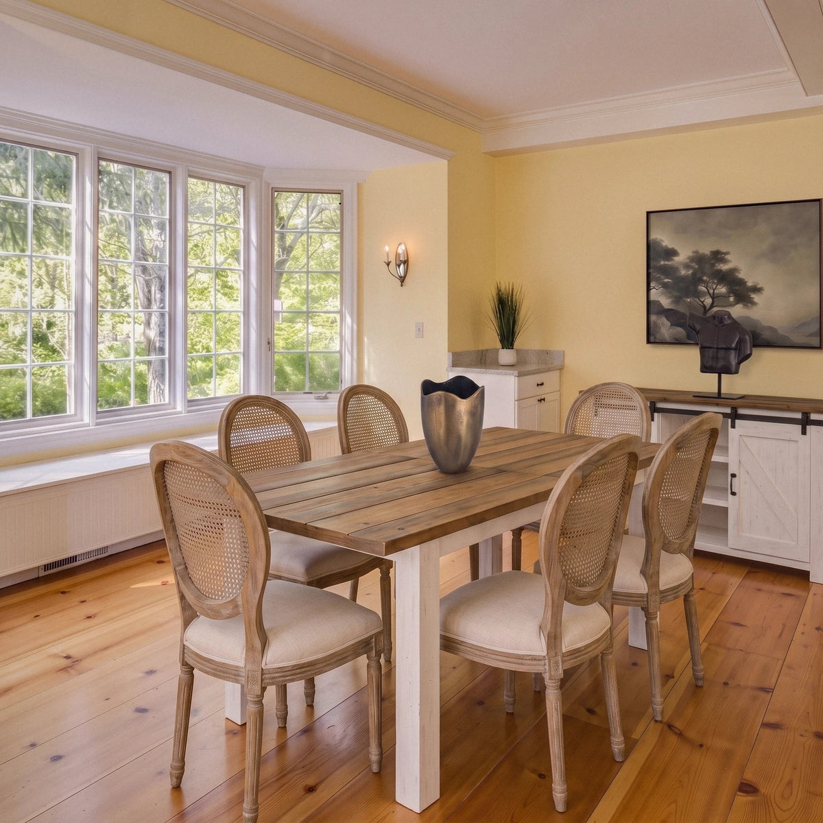 Preston Extension Reclaimed Wood Dining Set - Altera