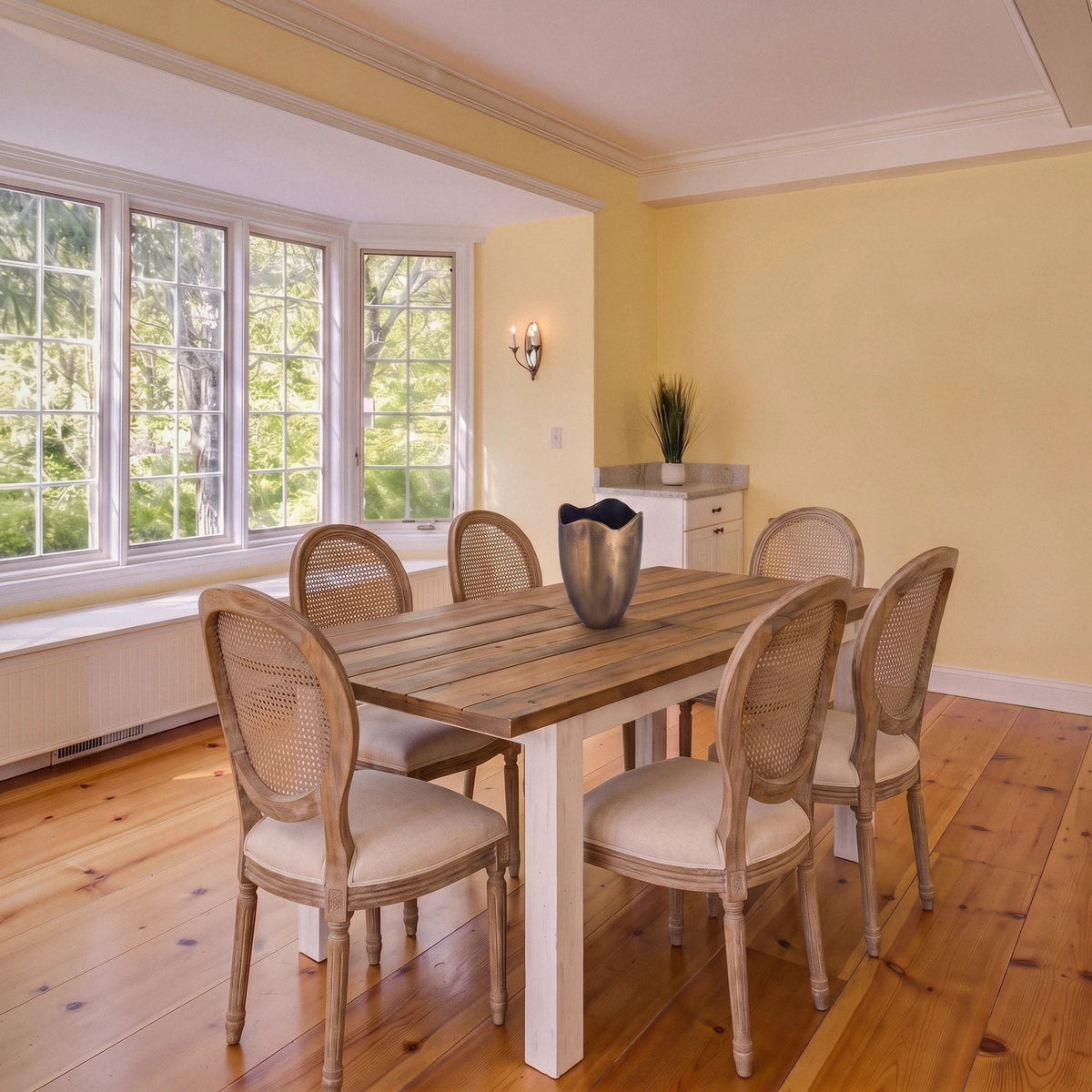 Preston Extension Reclaimed Wood Dining Set - Altera