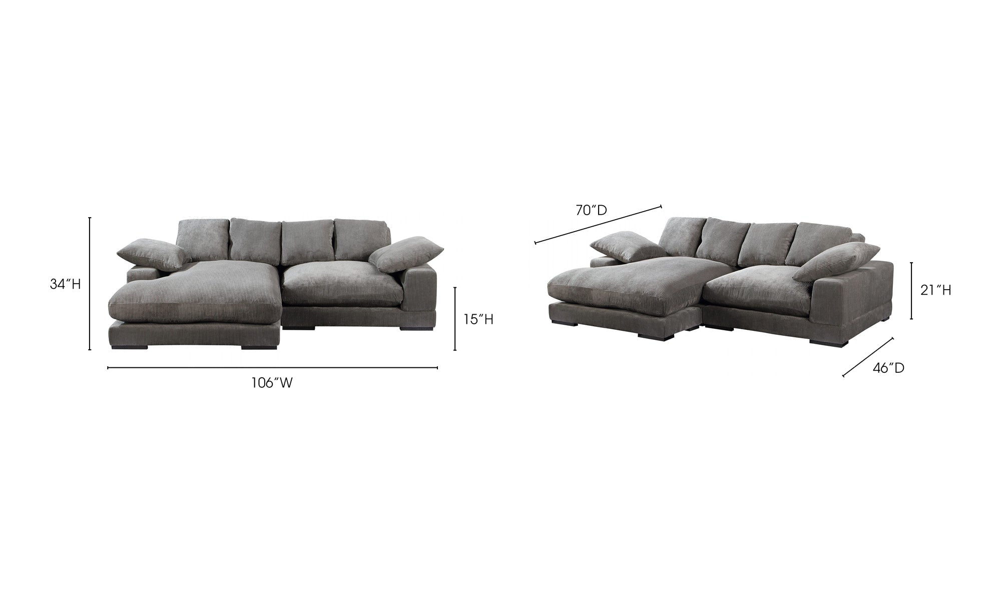 Charbon de bois dimensions