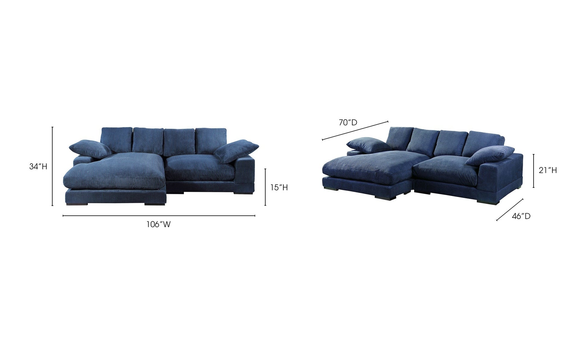 Preston Reversible - Chaise Sectional - Altera