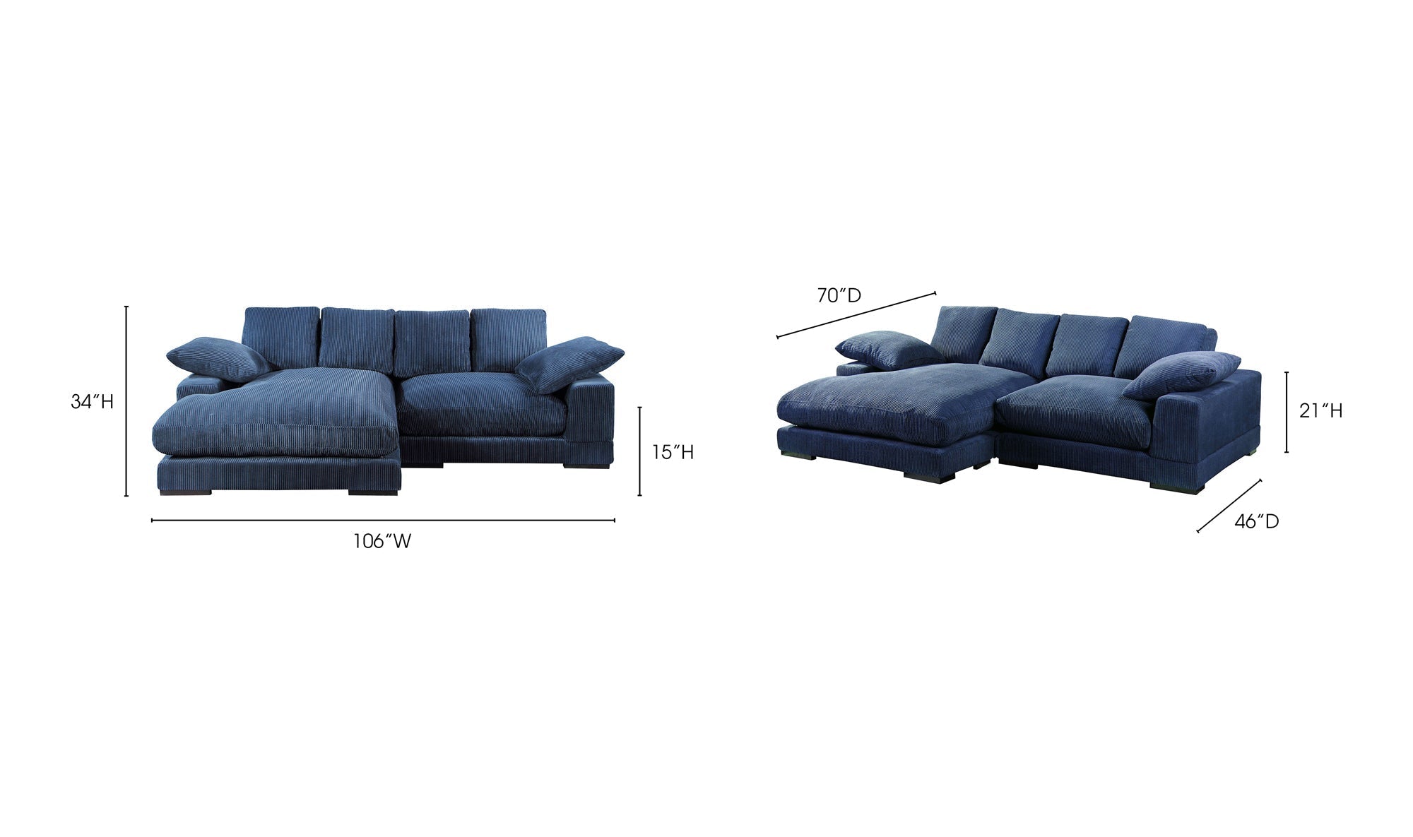 Preston Reversible - Chaise Sectional - Altera
