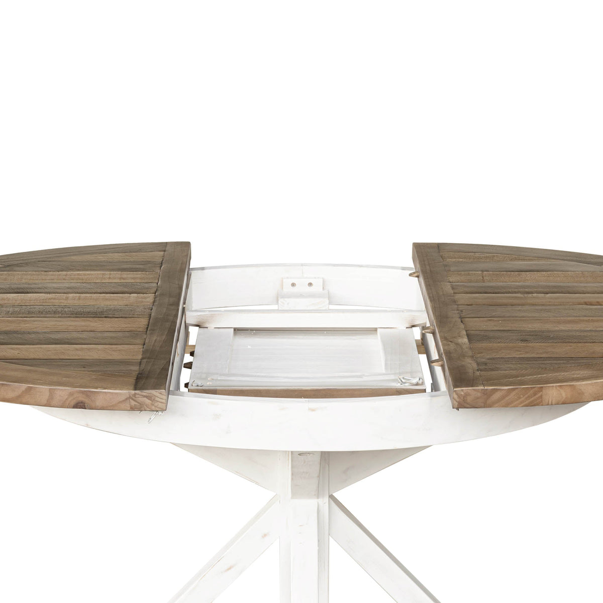 Preston Round Extension Reclaimed Wood Dining Set - Altera