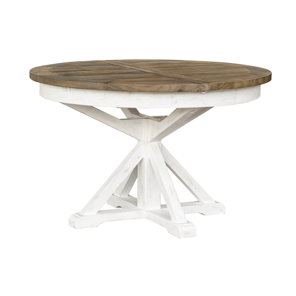 Preston Round Extension Reclaimed Wood Dining Set - Altera