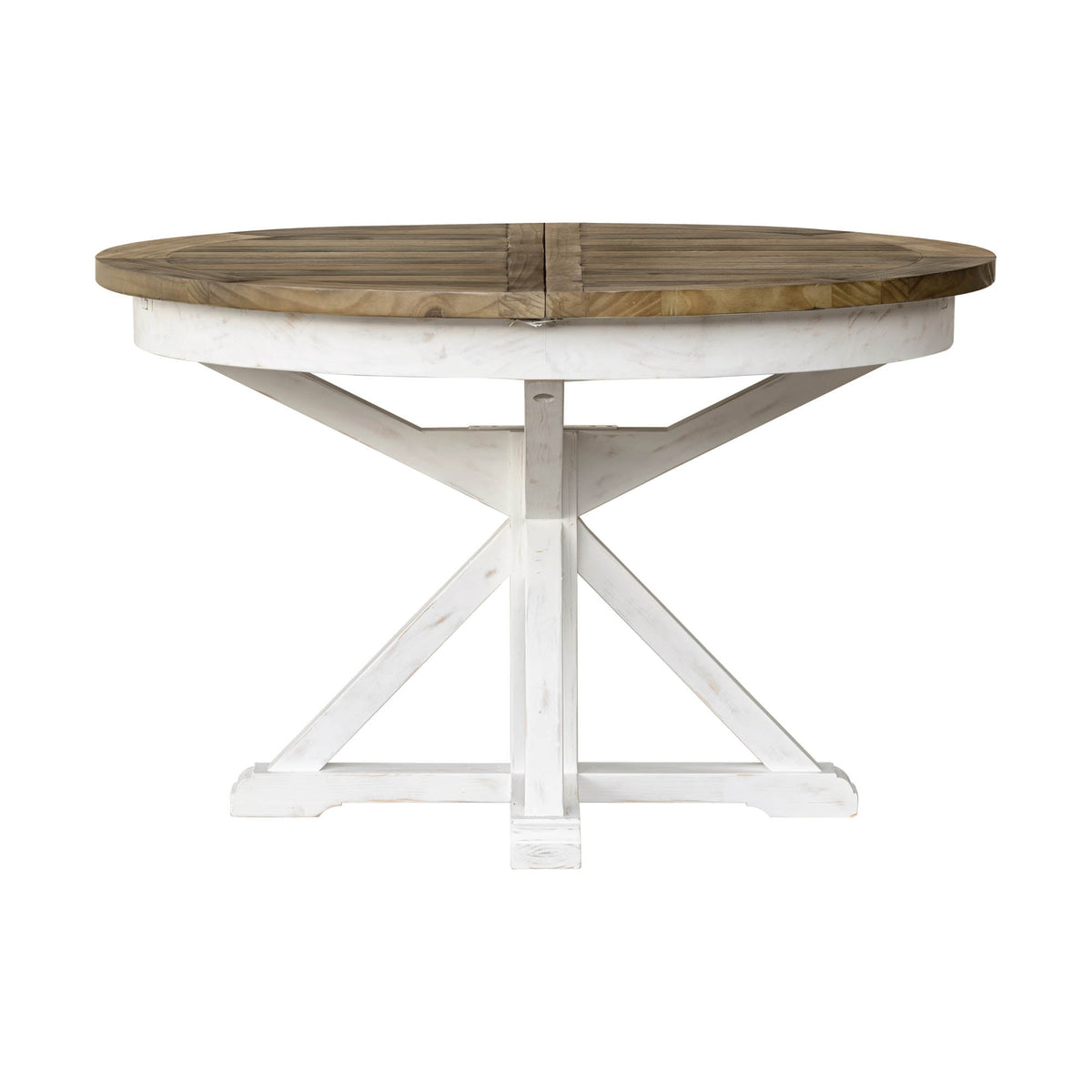 Preston Round Extension Reclaimed Wood Dining Set - Altera