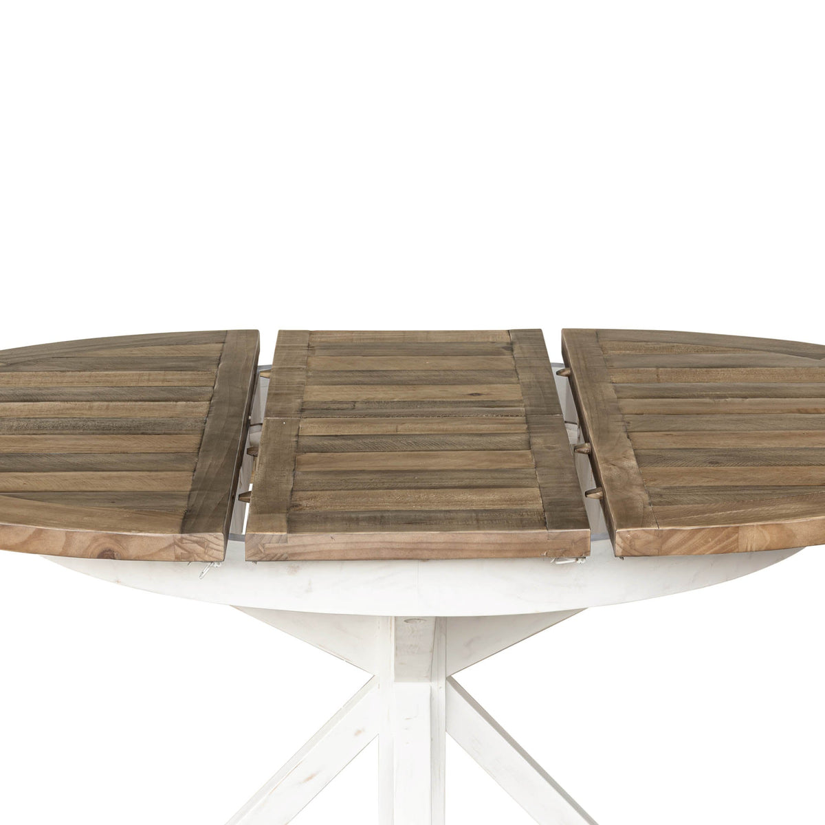 Preston Round Extension Reclaimed Wood Dining Set - Altera