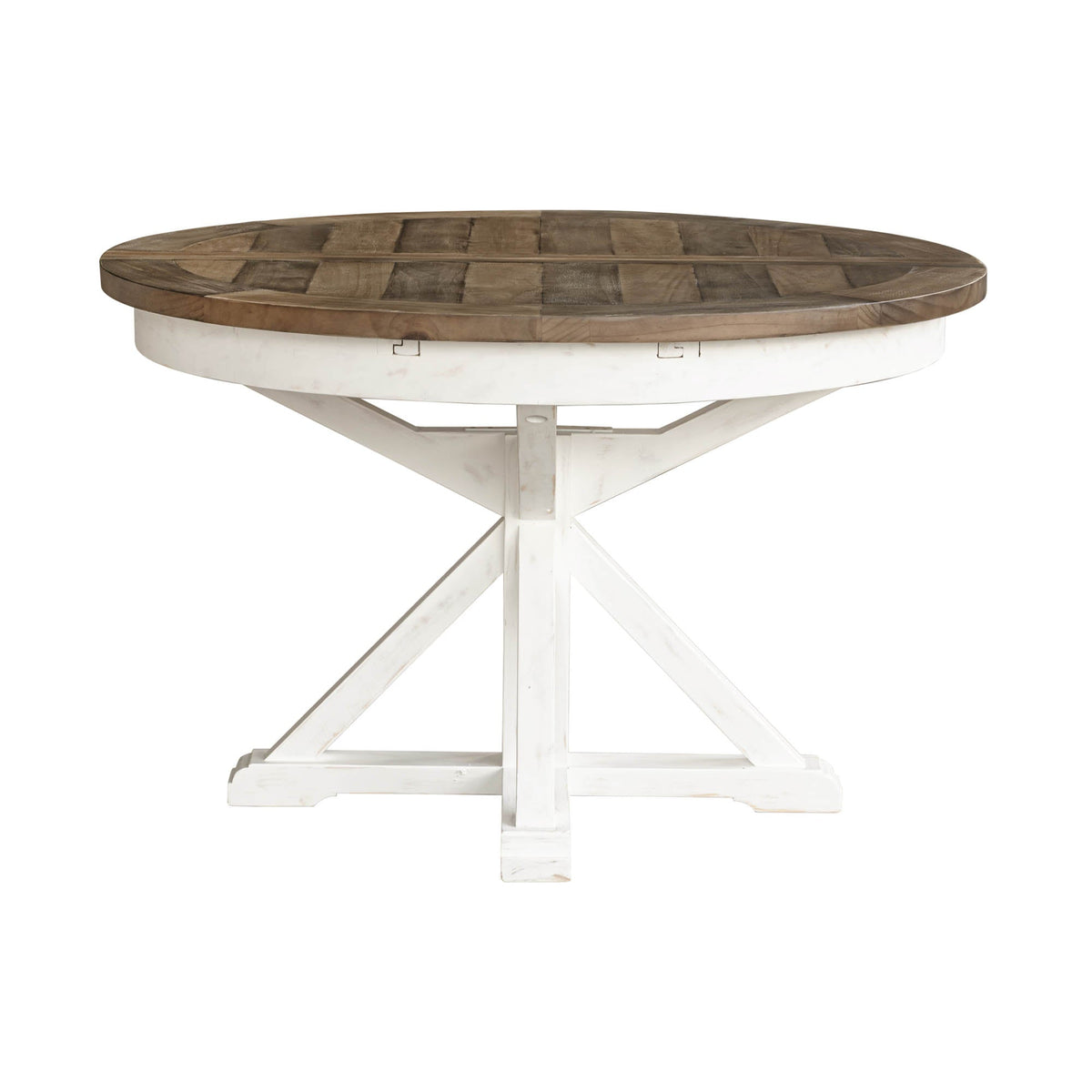 Preston Round Extension Reclaimed Wood Dining Set - Altera