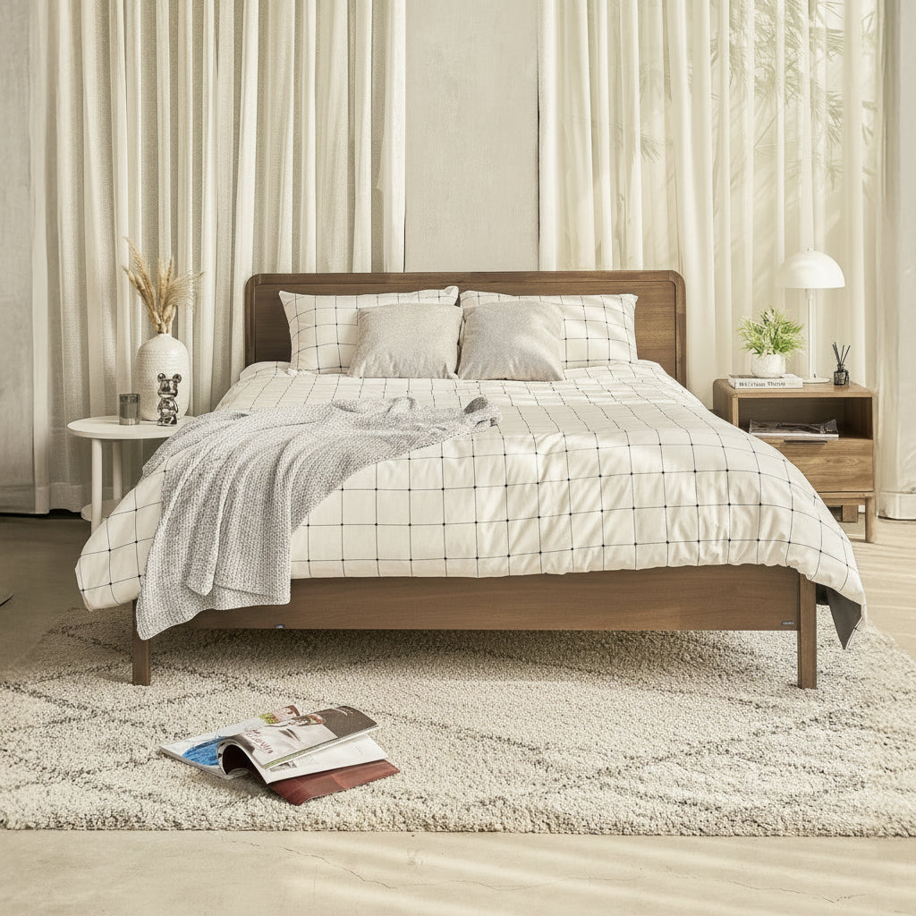 MOHO DALUMD Modern Minimalist Bedroom Furniture Combo Set - Eco-Friendly Wood