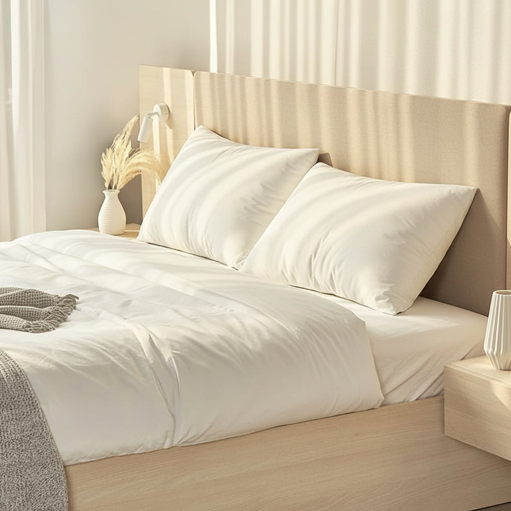 MOHO RANDER HOTEL Smart Bedroom Combo: 2-Piece Bed Set with Power Outlet & Reading Light