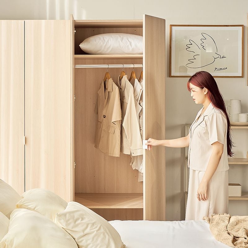 Monza 4-Door Wooden Wardrobe