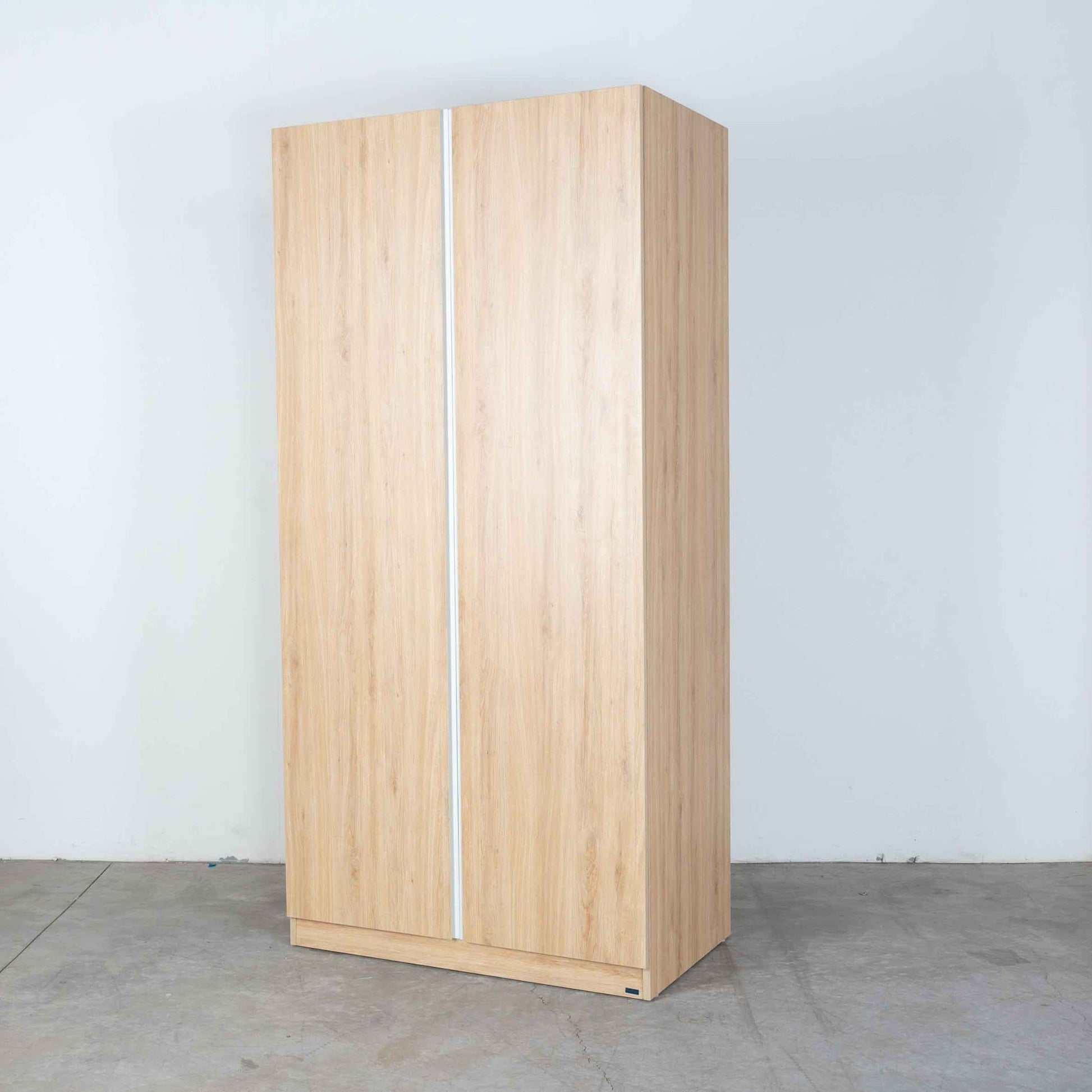 MOHO VIENNA 201 Modern 2-Door Wooden Wardrobe with Optimized Storage, 4 Colors