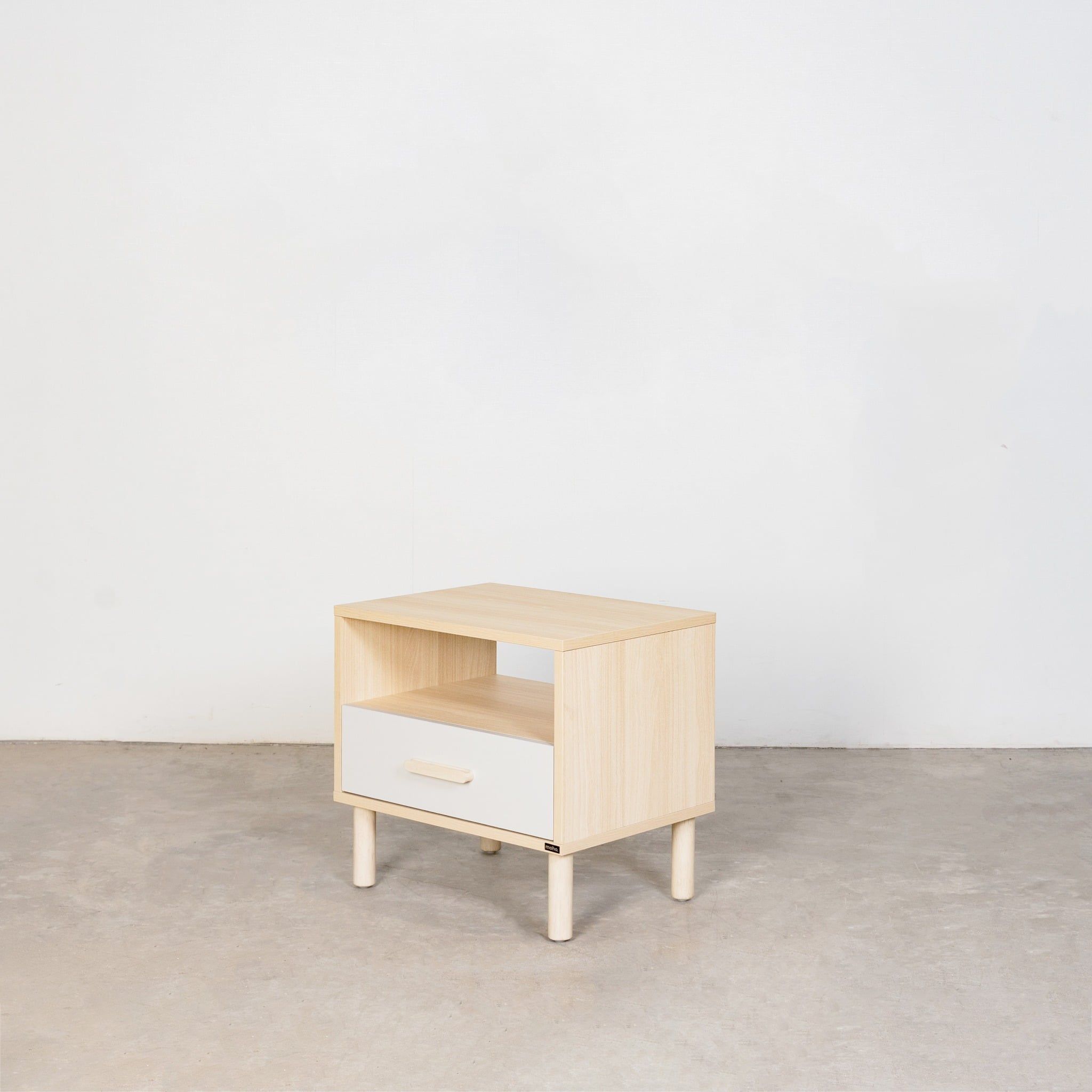 Narvik 201 Natural Wood Finish Scandinavian Bedroom Furniture Combo Set