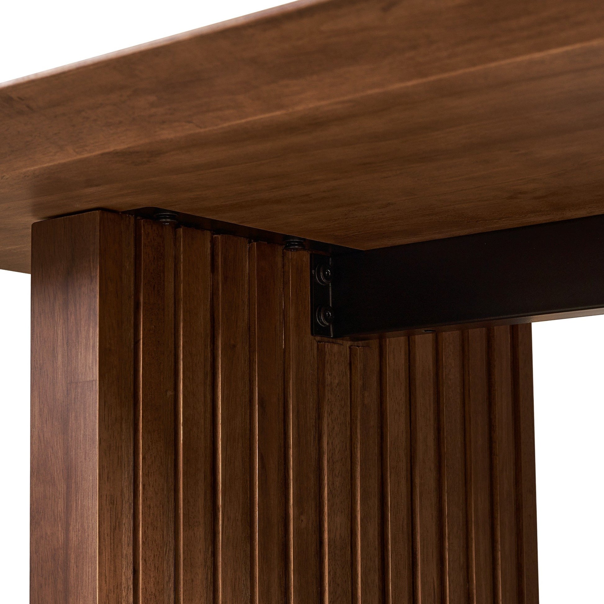 PLANK 6-Seater Natural Oak Wood Dining Table - Modern Minimalist Design