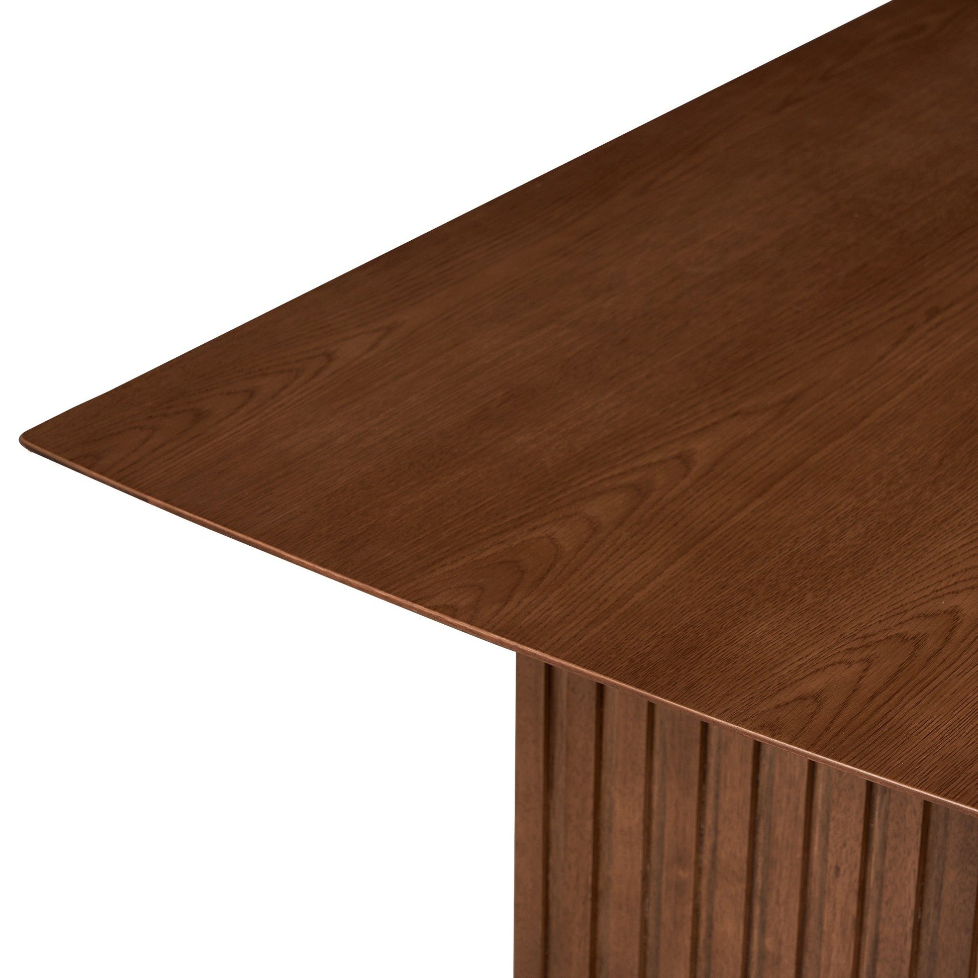 PLANK 6-Seater Natural Oak Wood Dining Table - Modern Minimalist Design