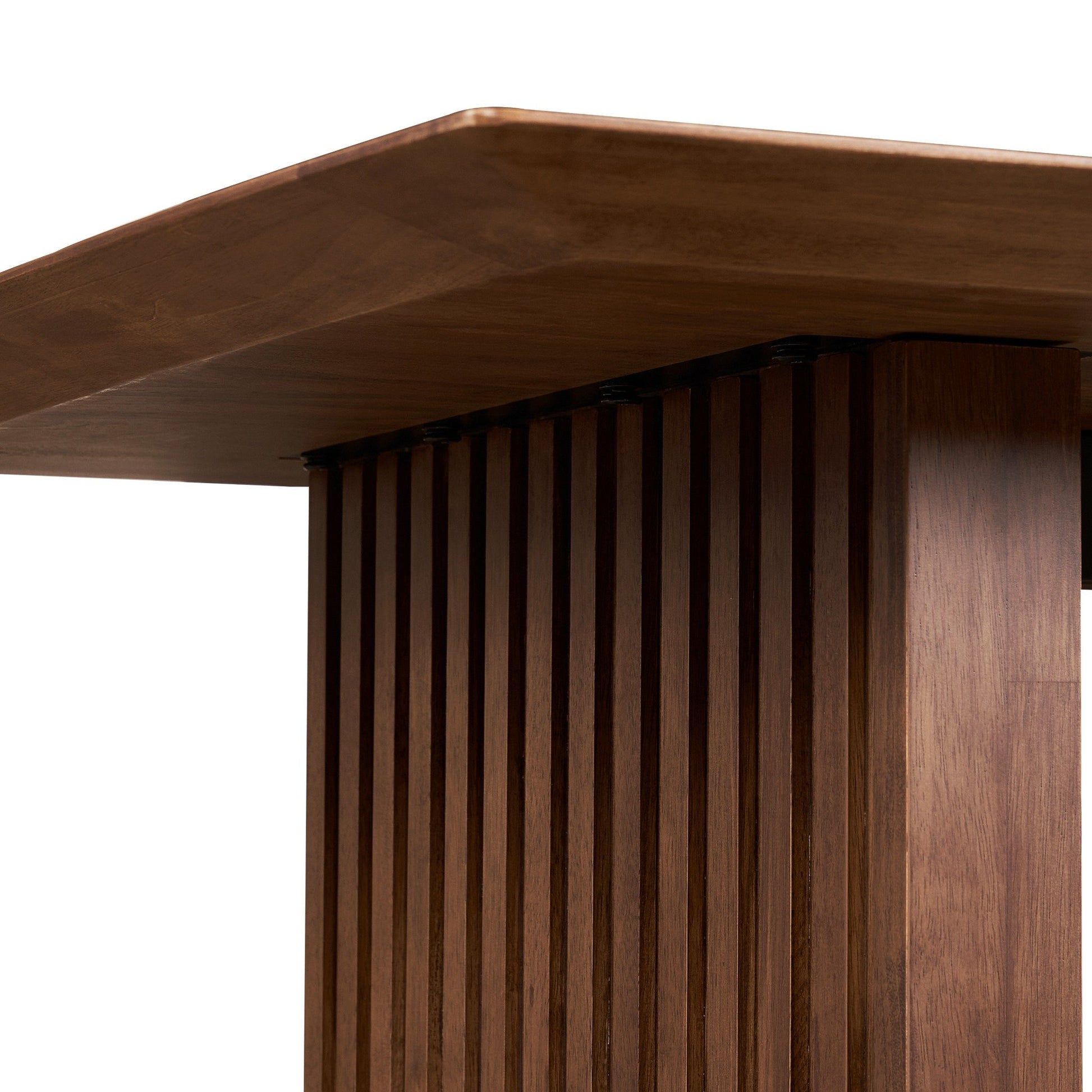 PLANK 6-Seater Natural Oak Wood Dining Table - Modern Minimalist Design