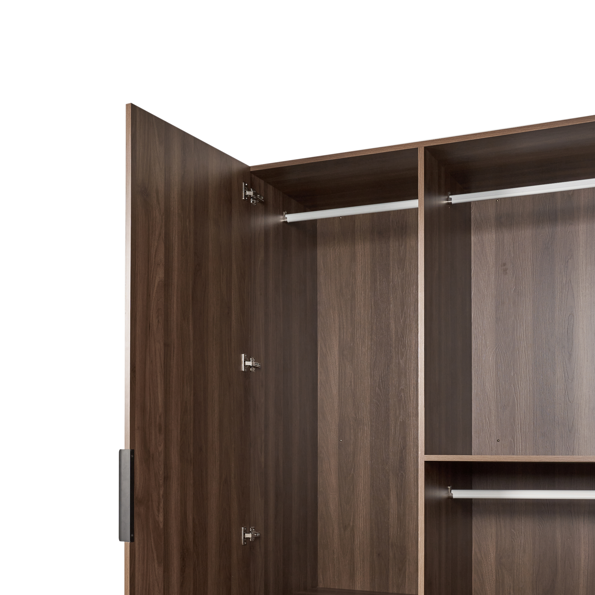 MOHO DALUMD 1.2m Minimalist 2-Door Wooden Wardrobe with Smart Storage System