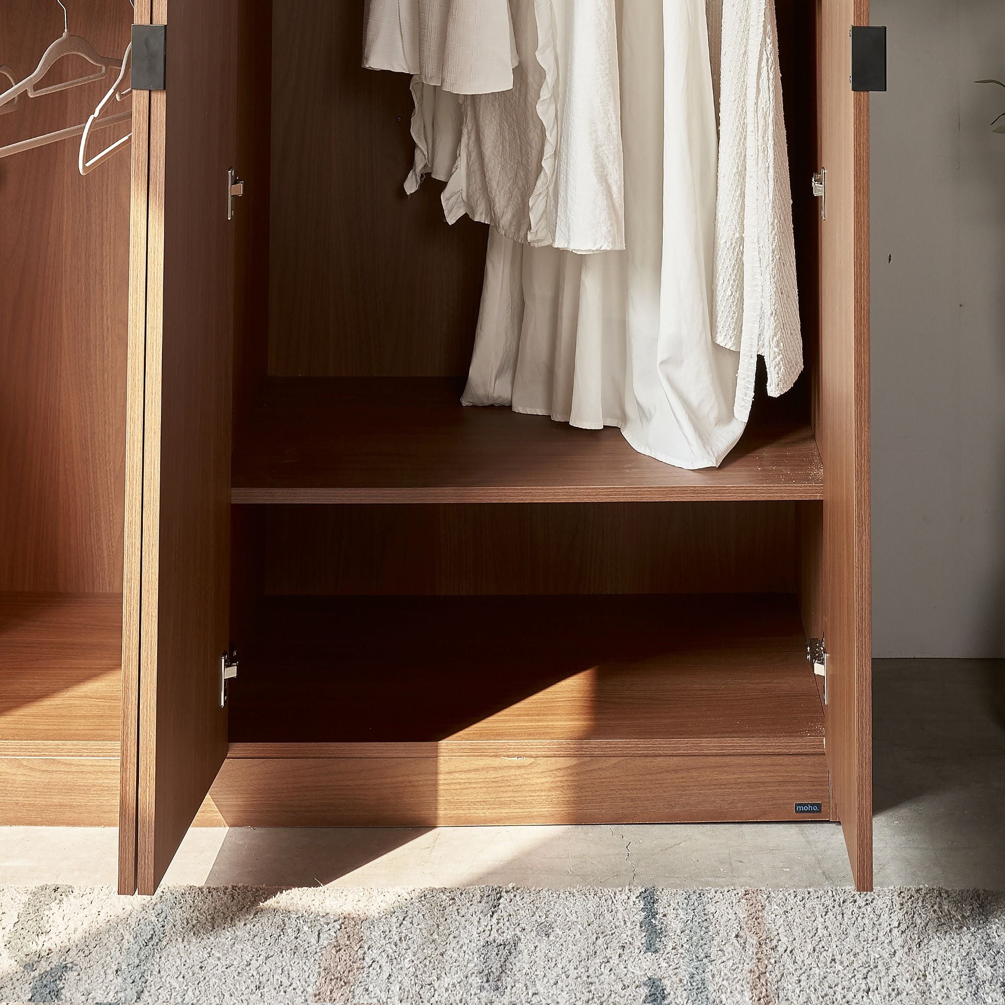 Monza 4-Door Wooden Wardrobe